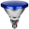 Compact Fluorescent - Colored PAR38 Reflector - 23 Watt -Blue - Blue